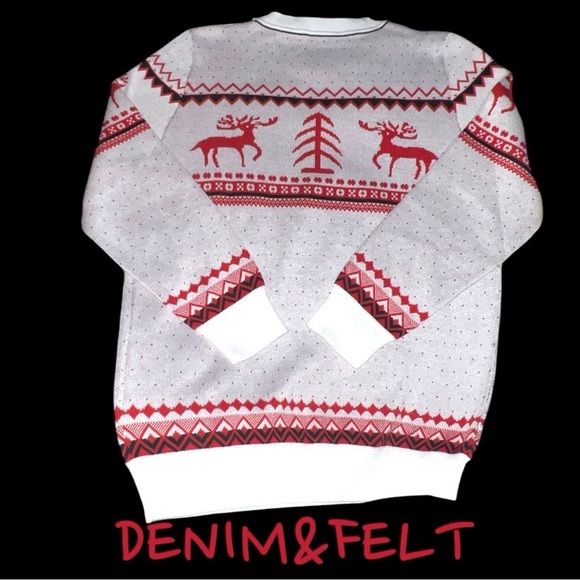 Meaneor Women’s Christmas Sweater Christmas Tree Reindeer Pullover/Crewneck |NEW - Picture 9 of 9